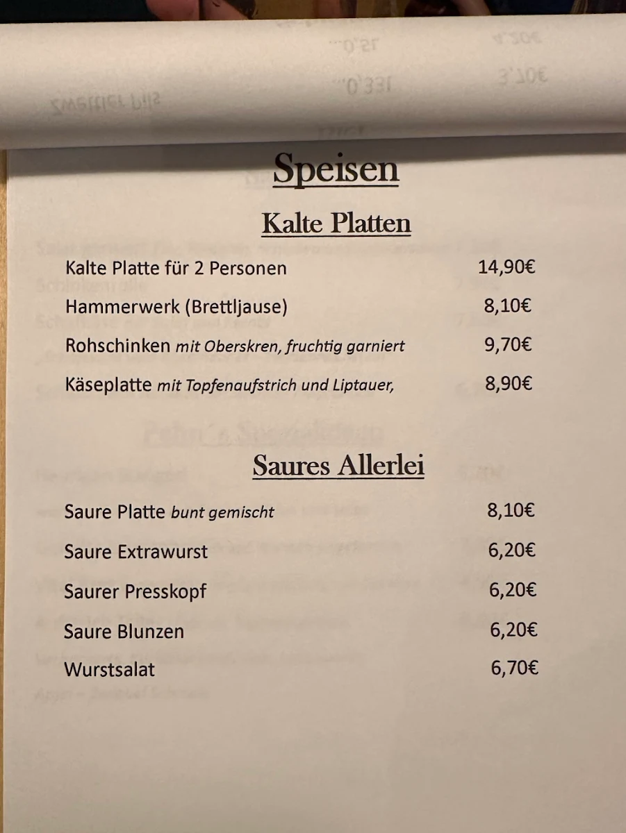 Speisekarte photo 3
