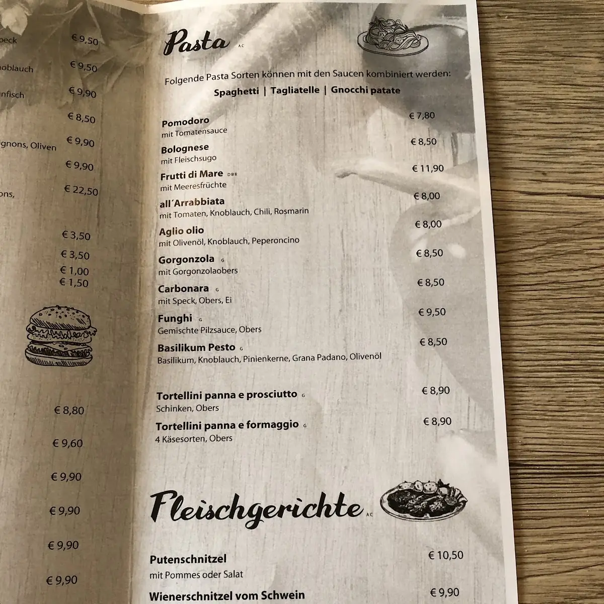 Speisekarte photo 3