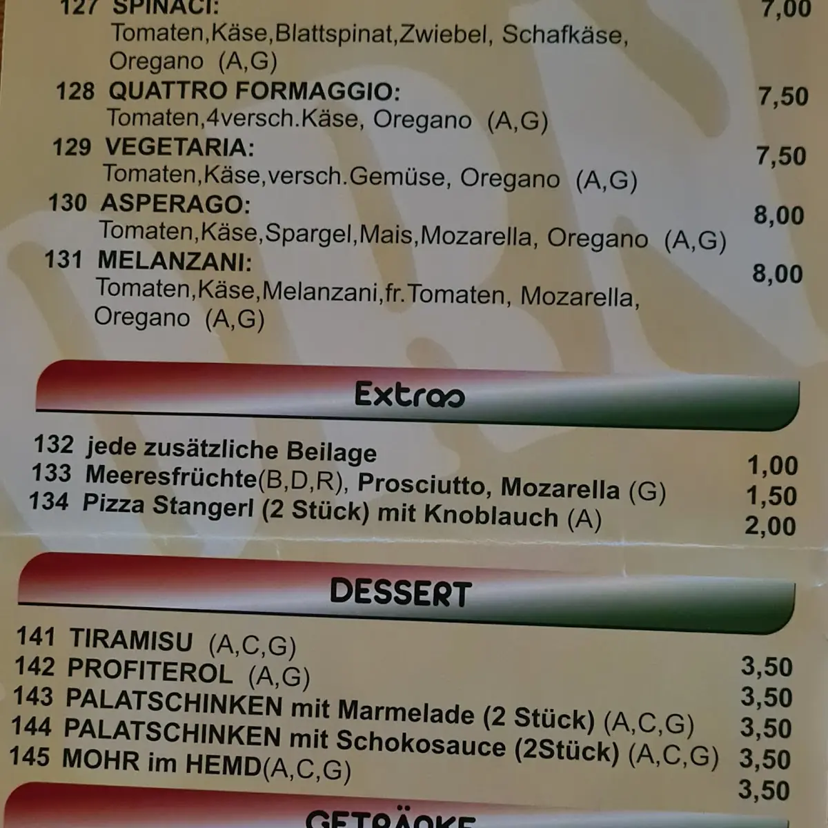 Speisekarte photo 1