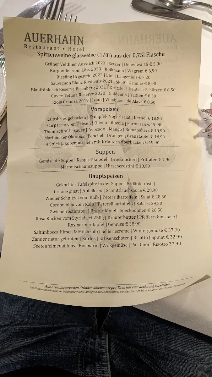 Speisekarte photo 1