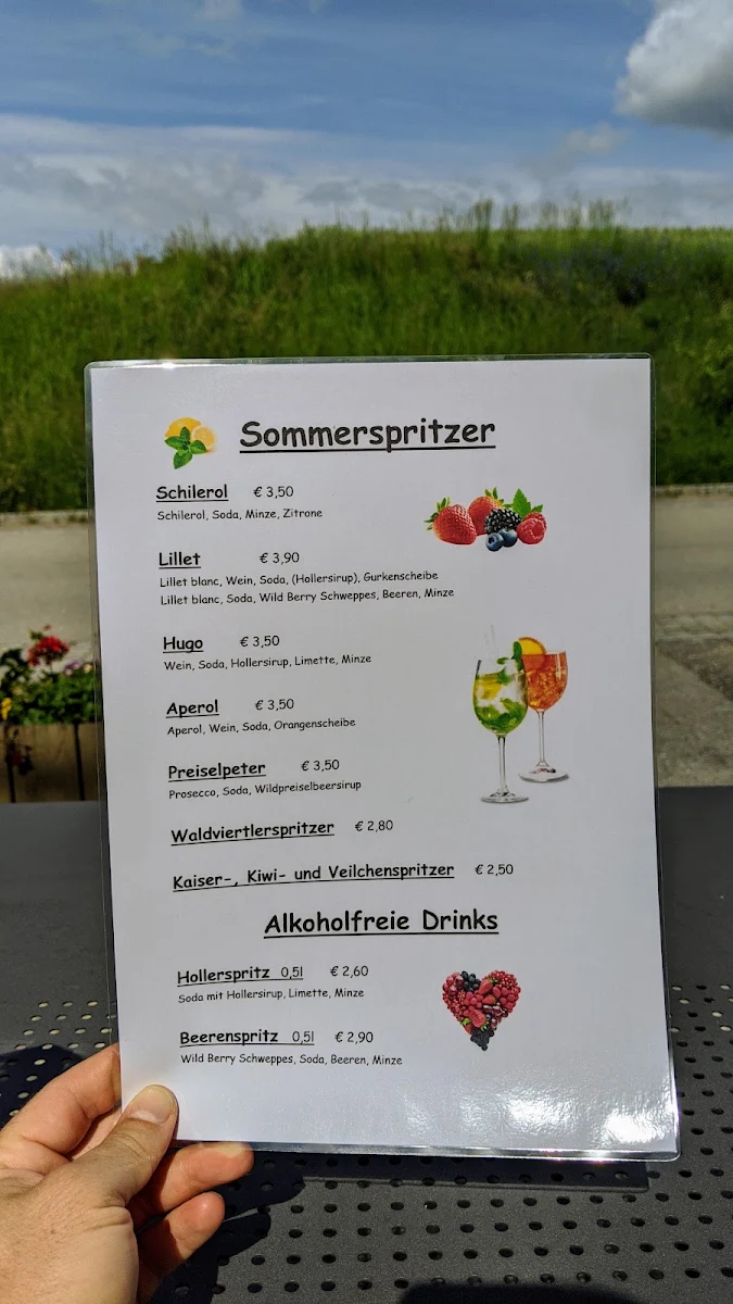 Speisekarte, Dorfwirtshaus Sallingstadt