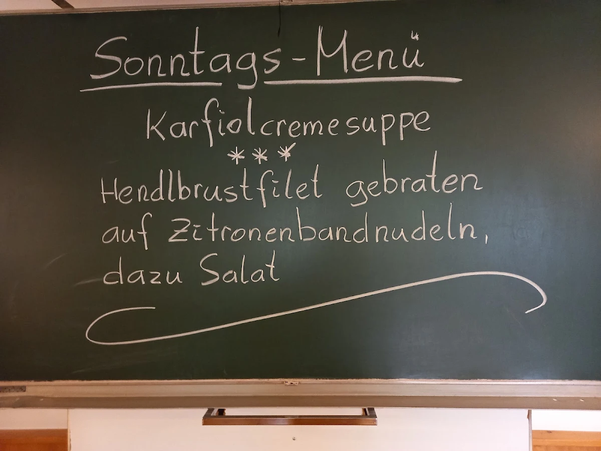 Speisekarte, Dorfwirtshaus Sallingstadt