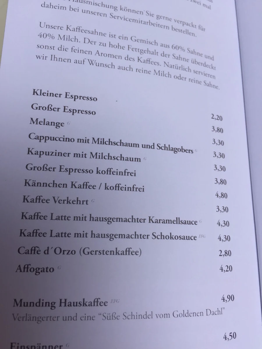 Speisekarte photo 4