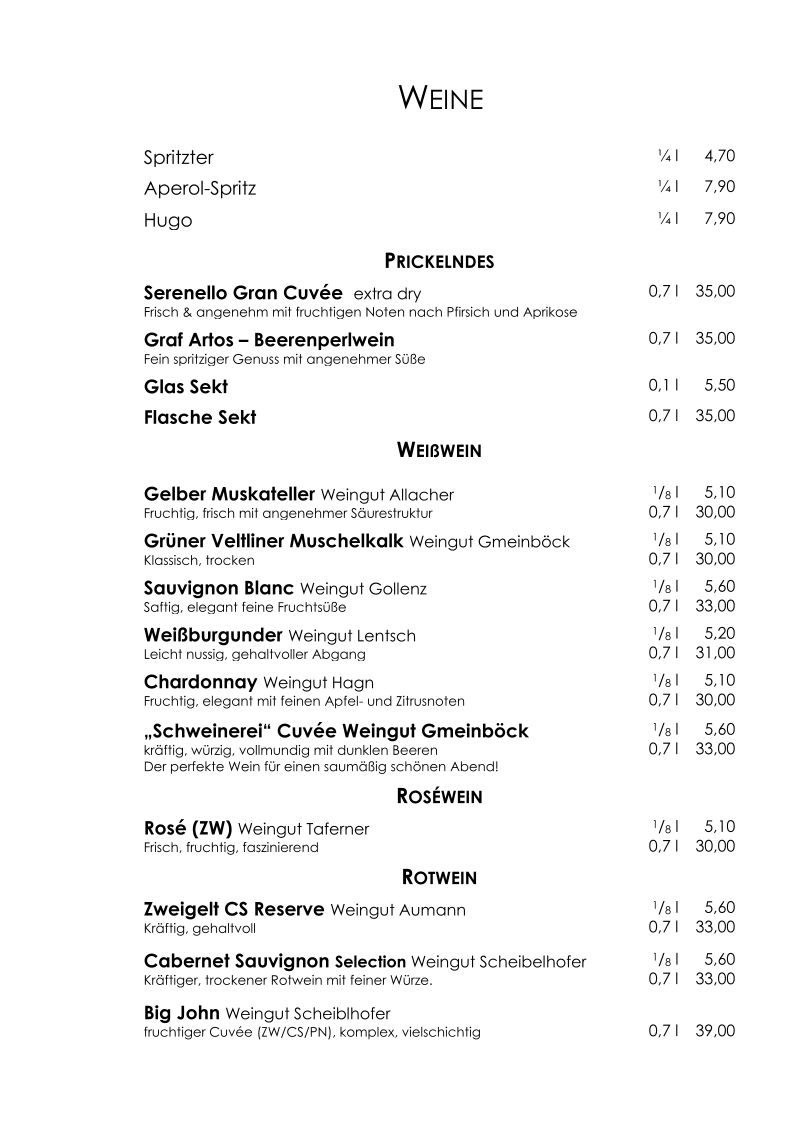 Speisekarte photo 6