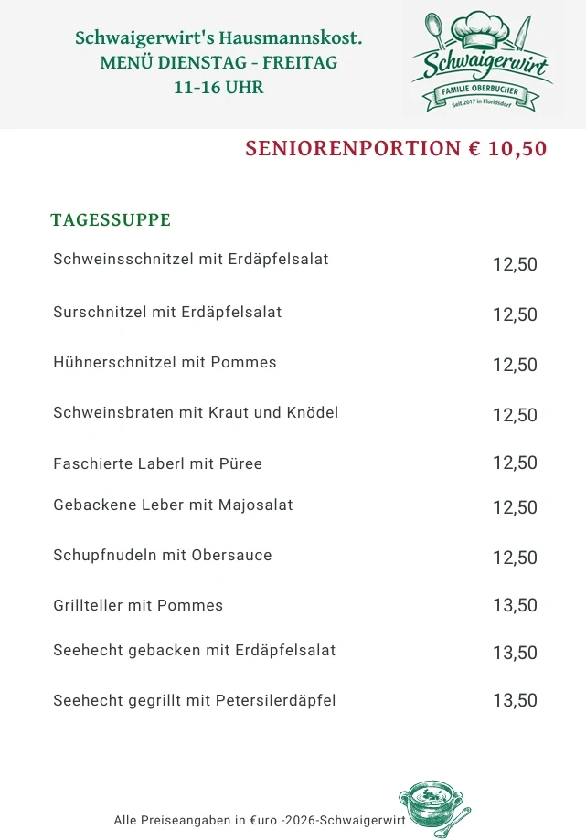 Speisekarte photo 1