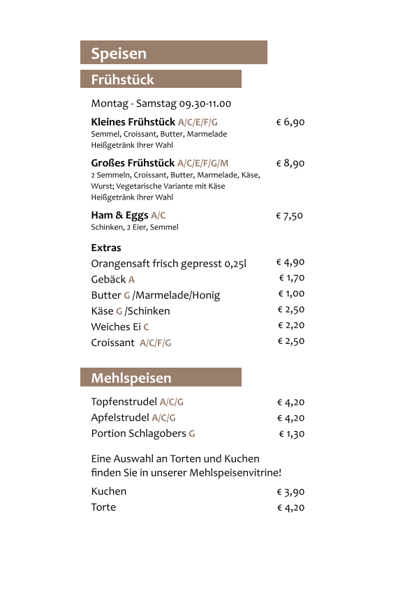Speisekarte photo 4