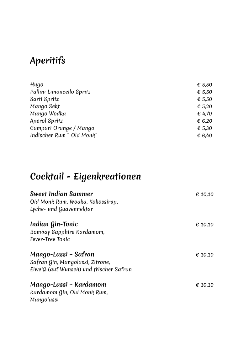 Speisekarte photo 4