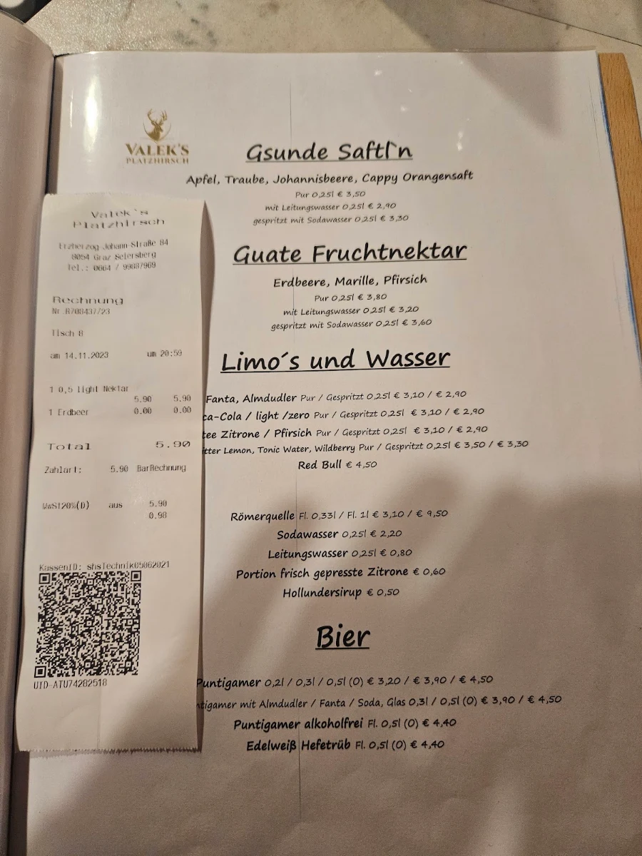 Speisekarte photo 3