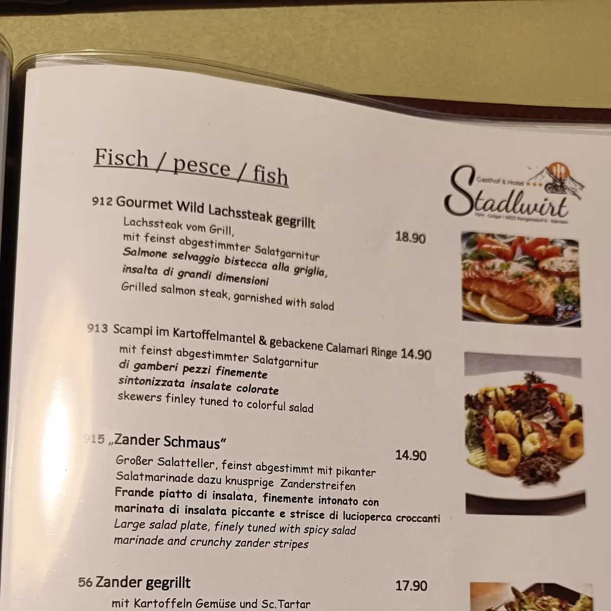 Speisekarte photo 2