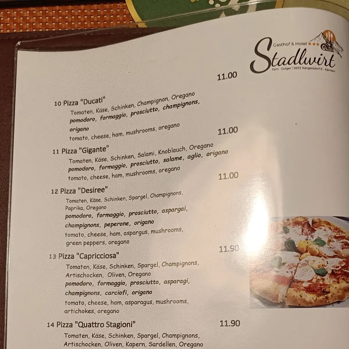 Speisekarte photo 3