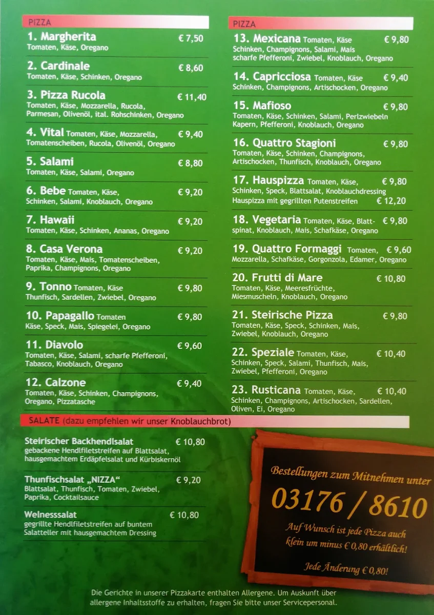 Speisekarte photo 1