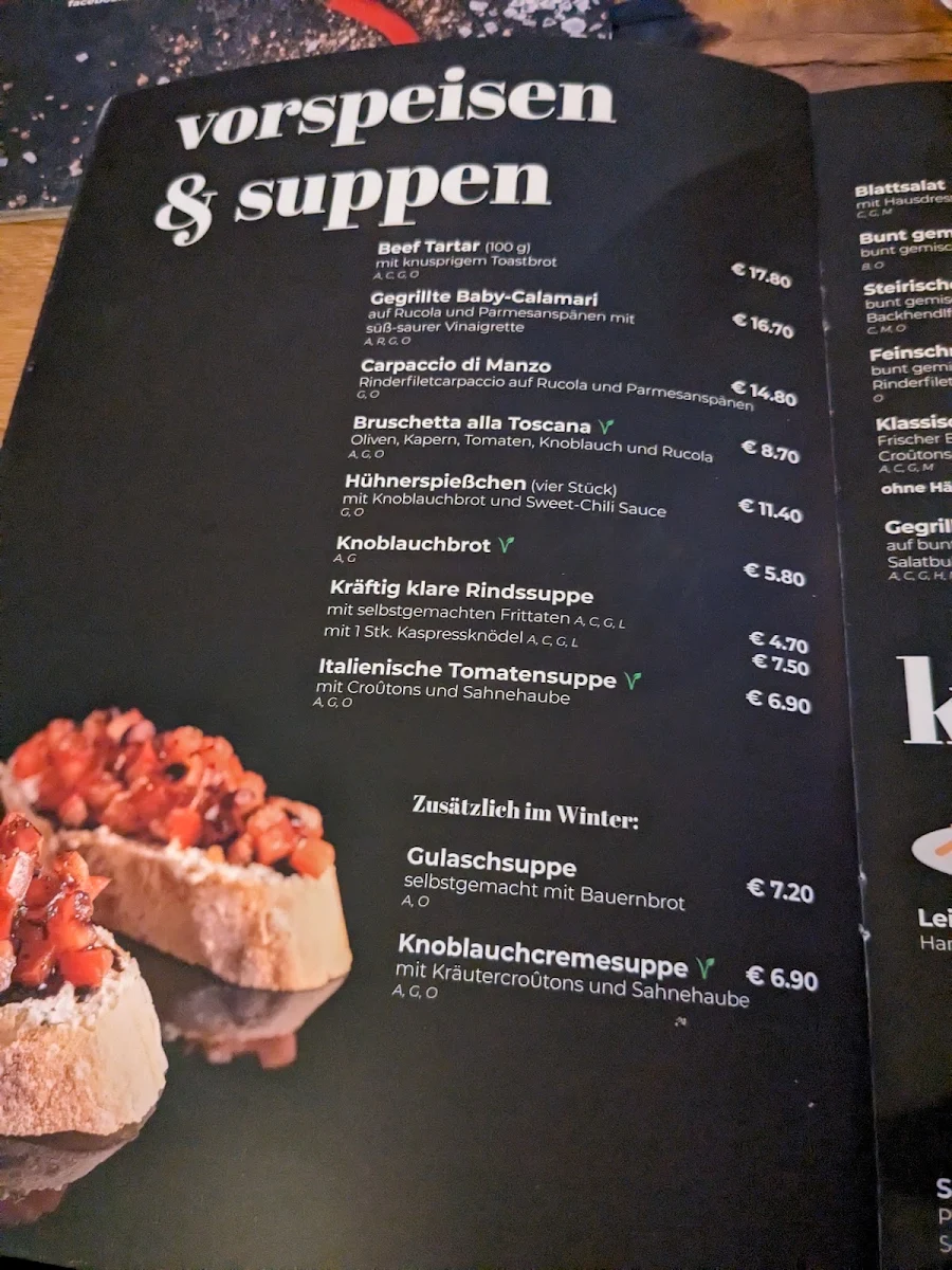 Speisekarte photo 5