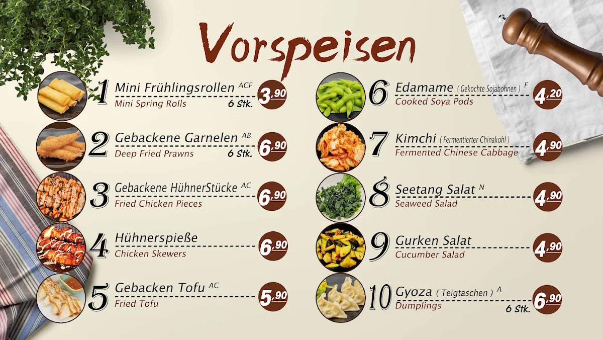 Speisekarte photo 2