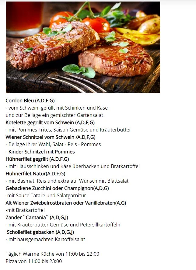 Speisekarte photo 1