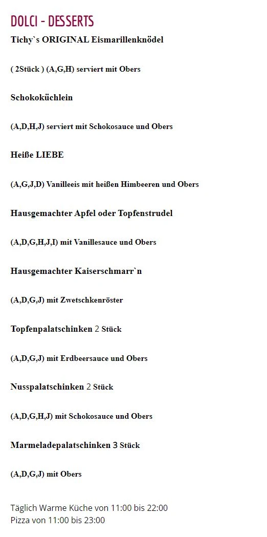 Speisekarte photo 4