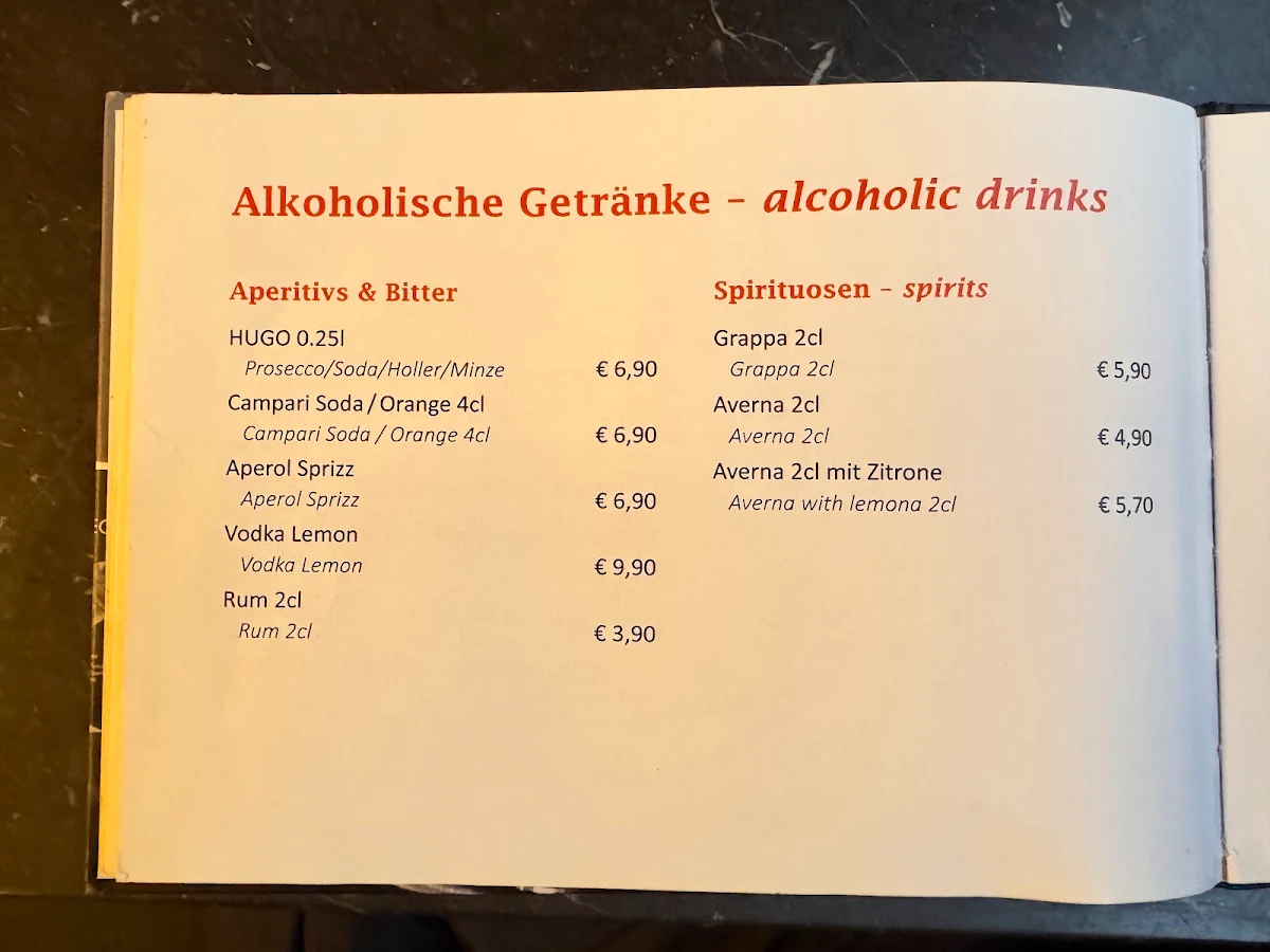 Speisekarte photo 2