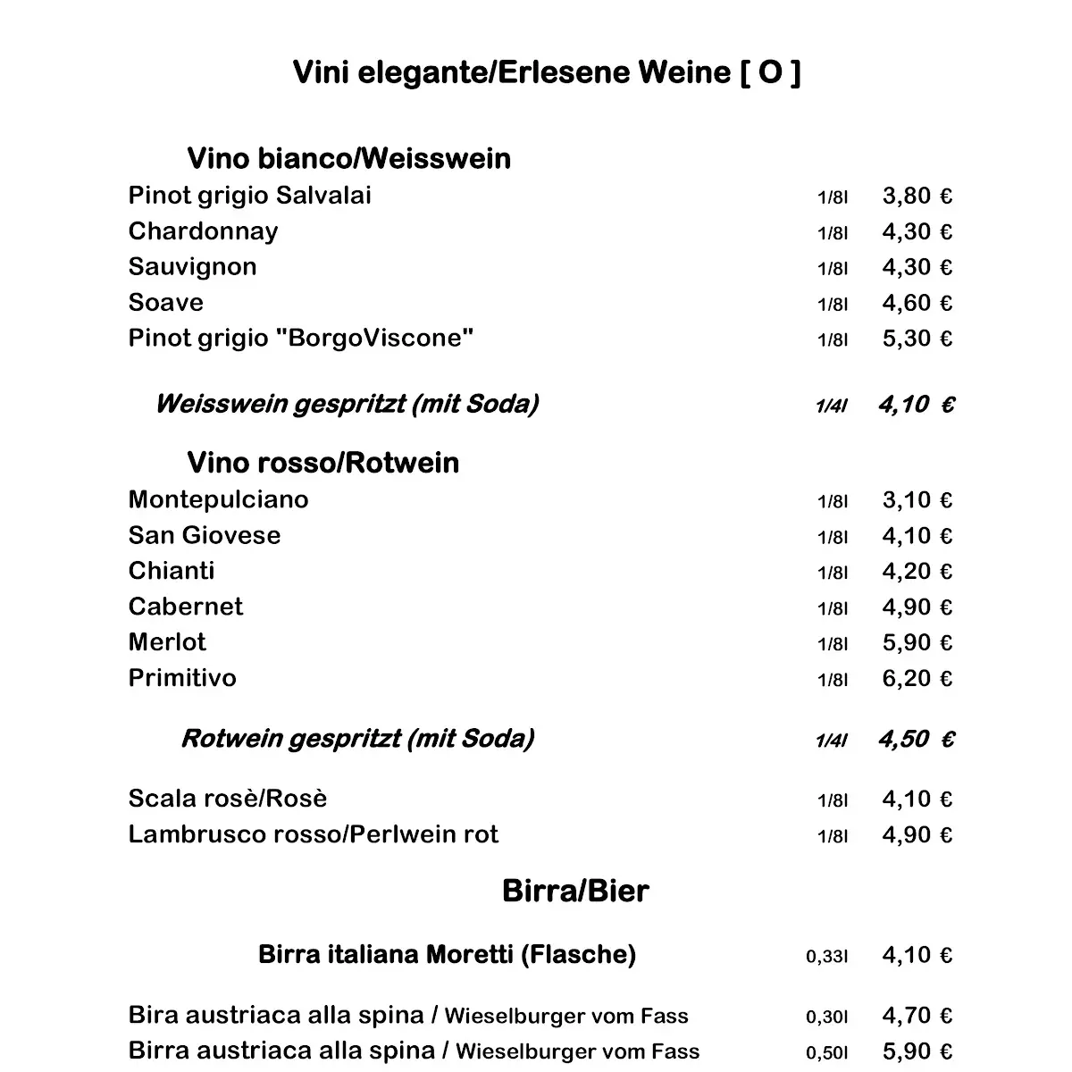 Speisekarte photo 9