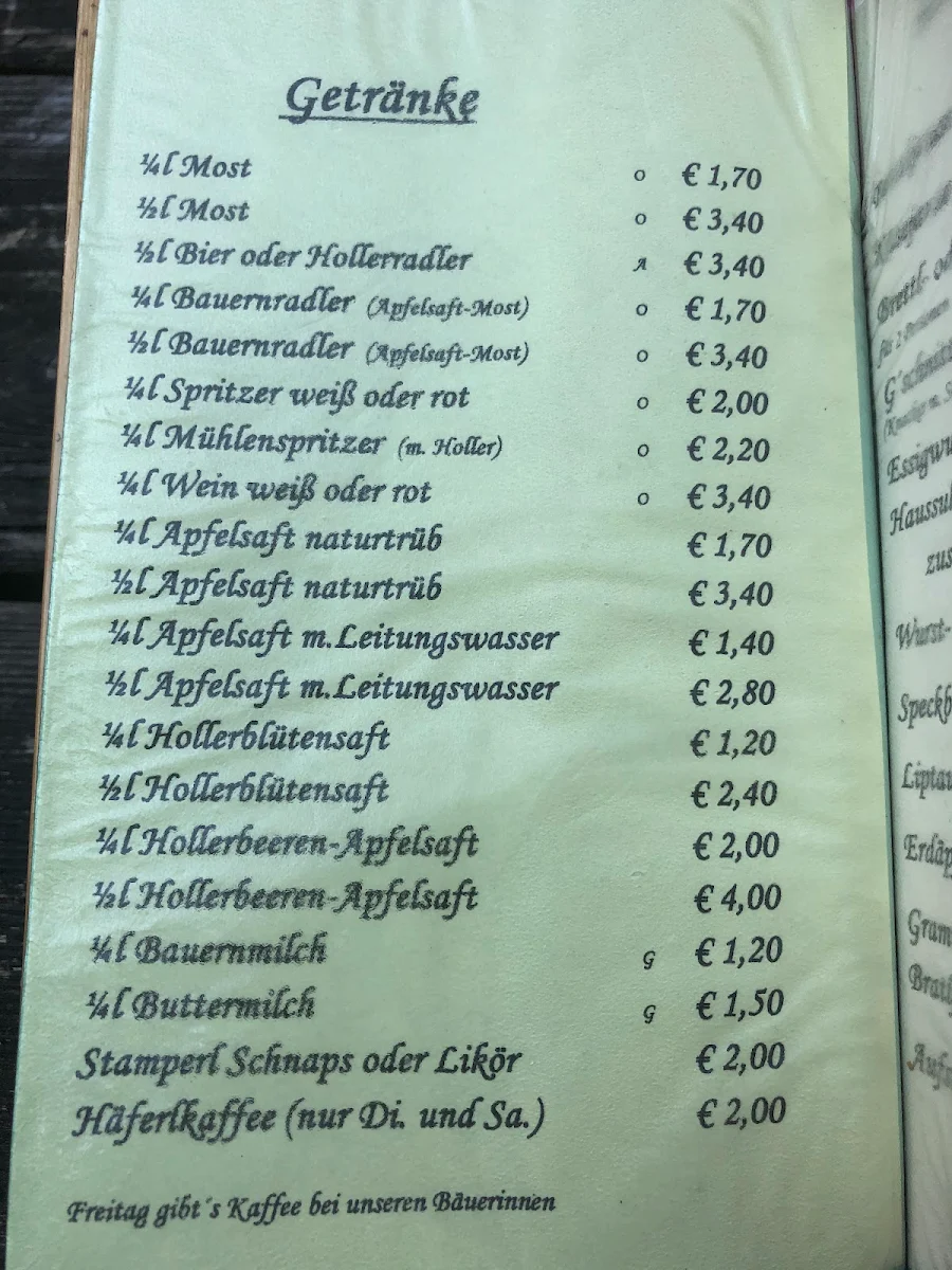 Speisekarte photo 2