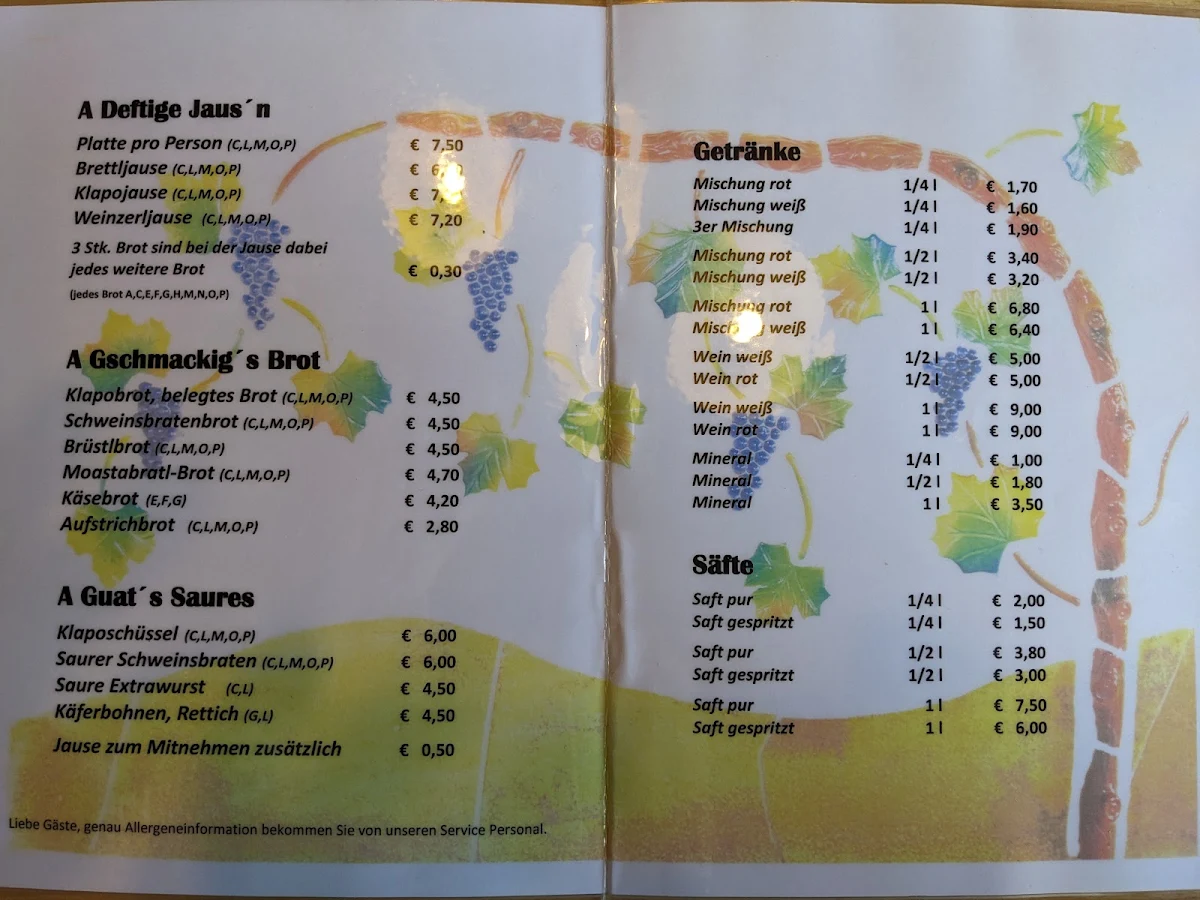 Speisekarte photo 1