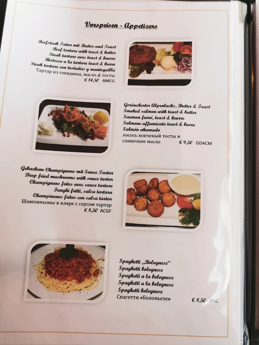 Speisekarte photo 4