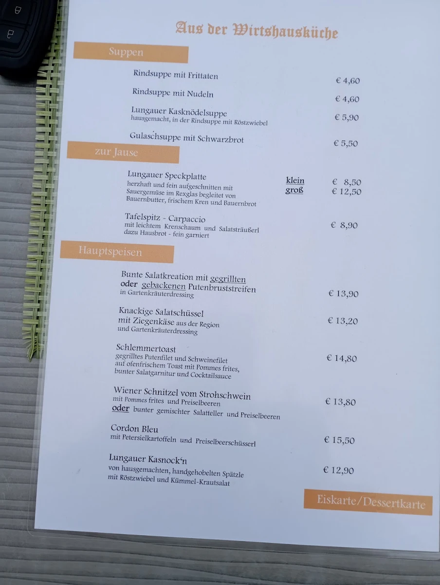 Speisekarte photo 2