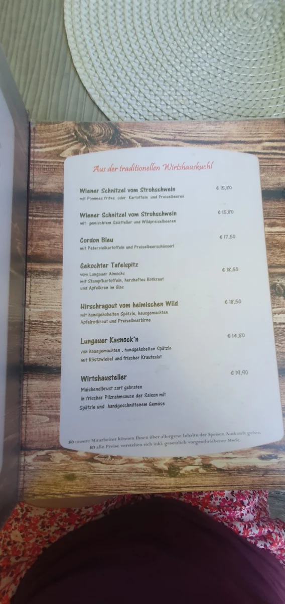 Speisekarte photo 5