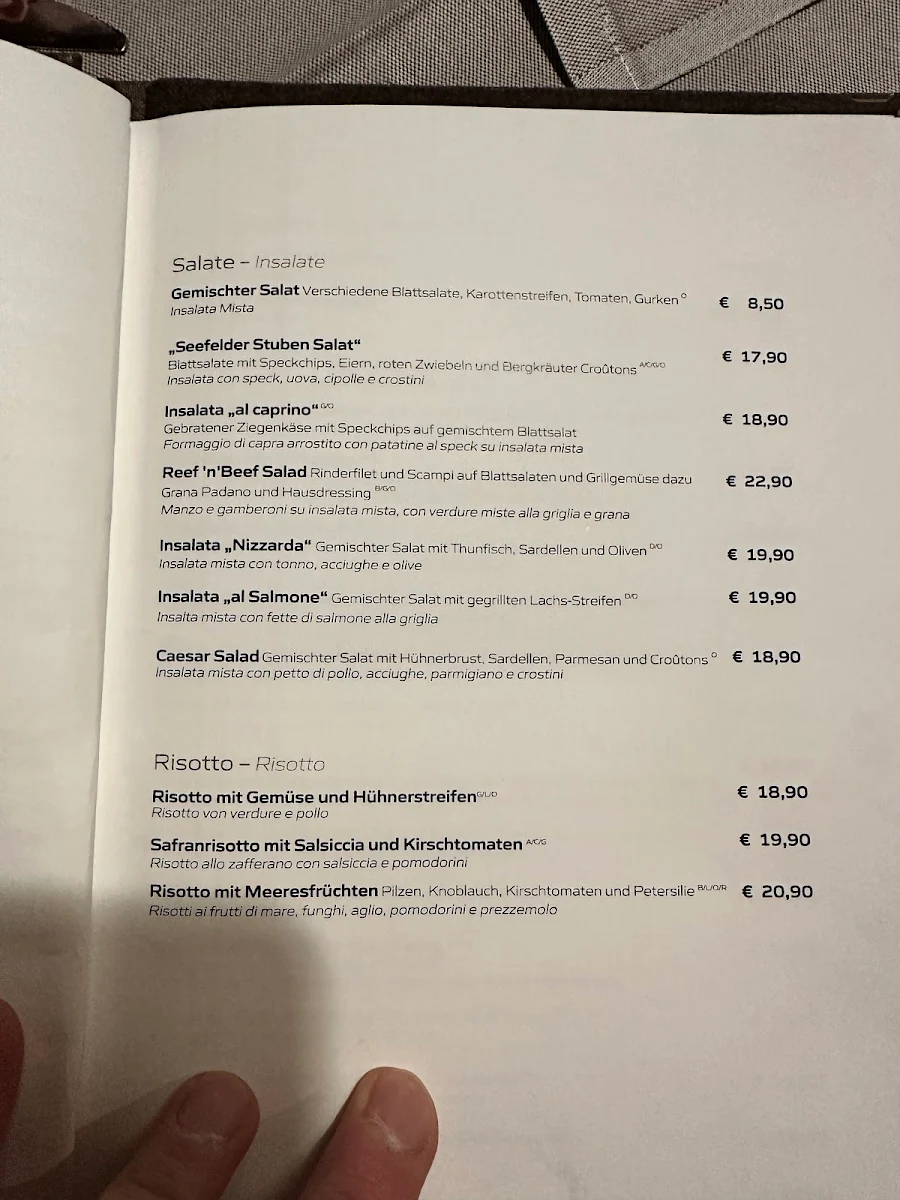 Speisekarte photo 2