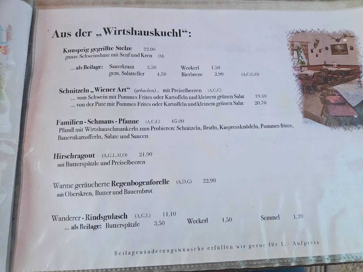 Speisekarte photo 1