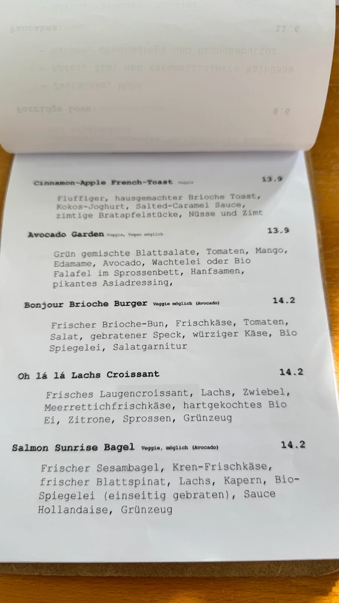 Speisekarte photo 2