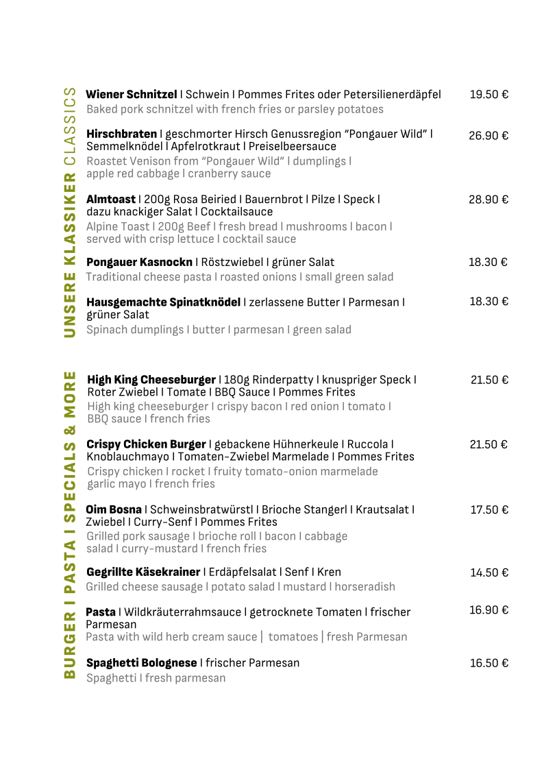 Speisekarte photo 2