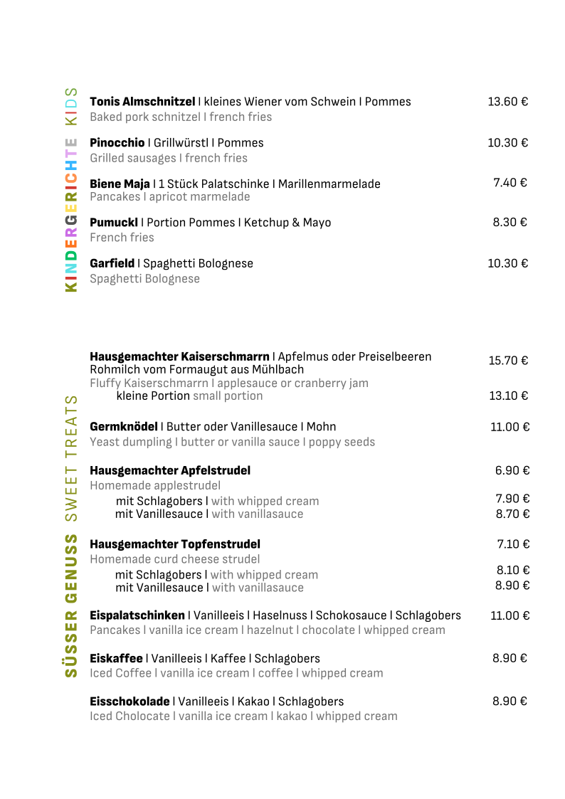 Speisekarte photo 4