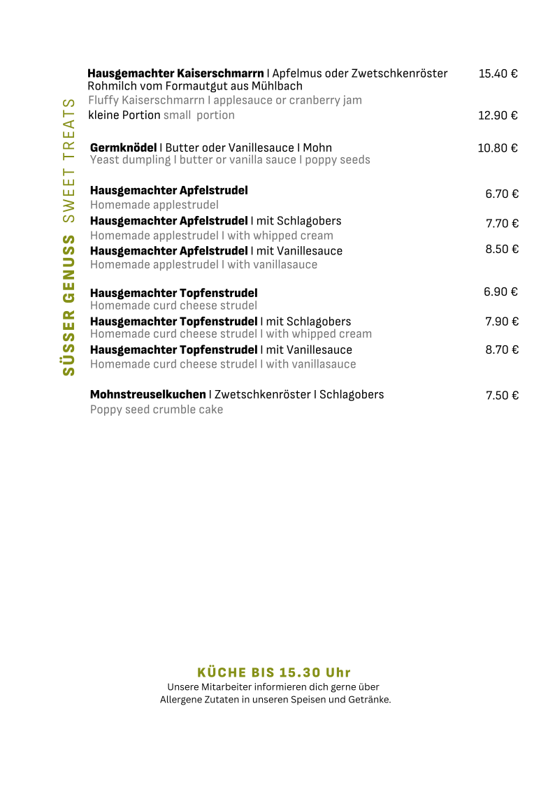 Speisekarte photo 8