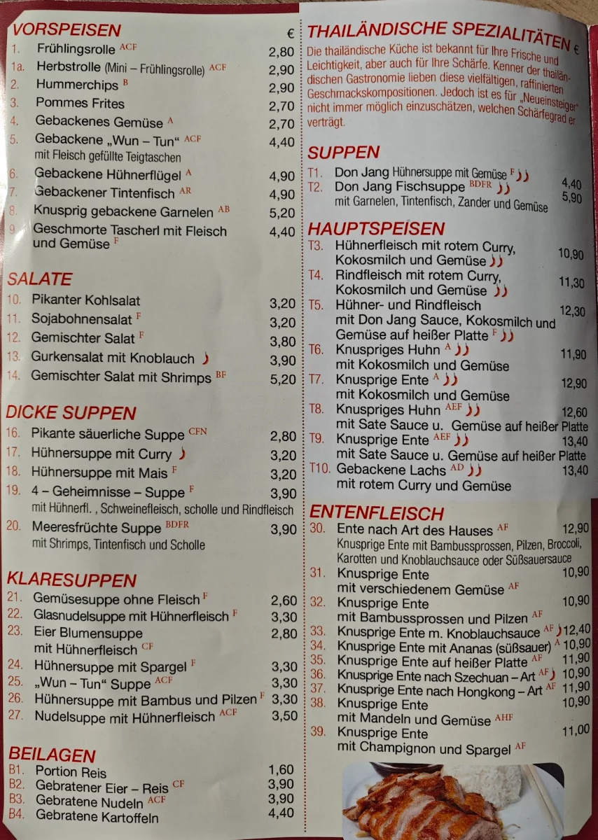 Speisekarte photo 2