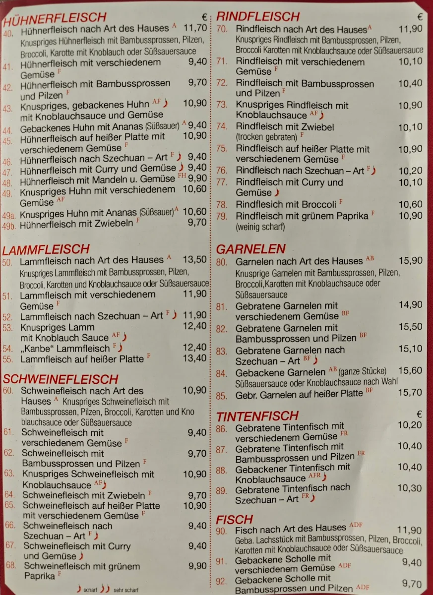 Speisekarte photo 3