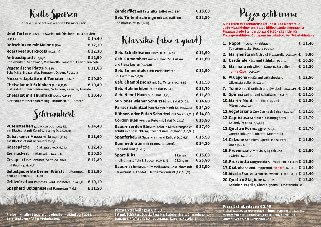 Speisekarte photo 3