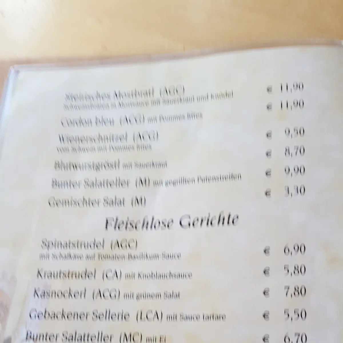 Speisekarte photo 7