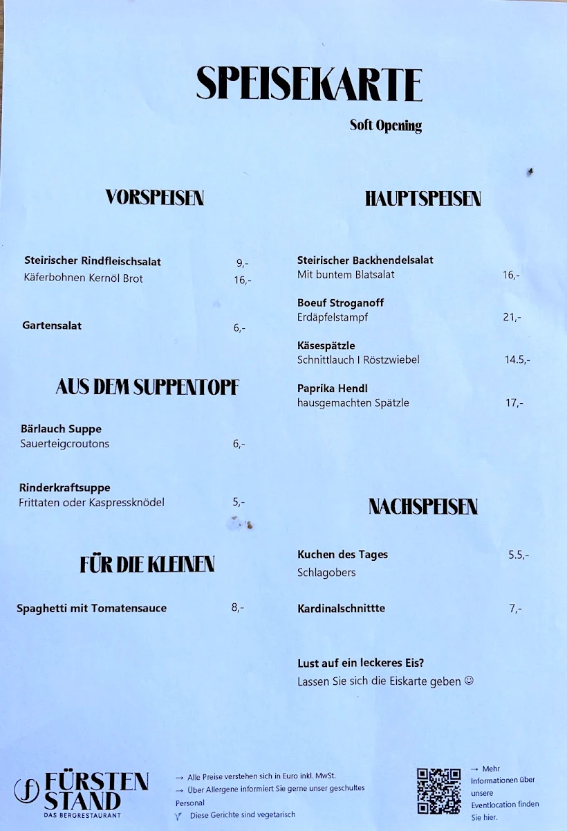 Speisekarte photo 2