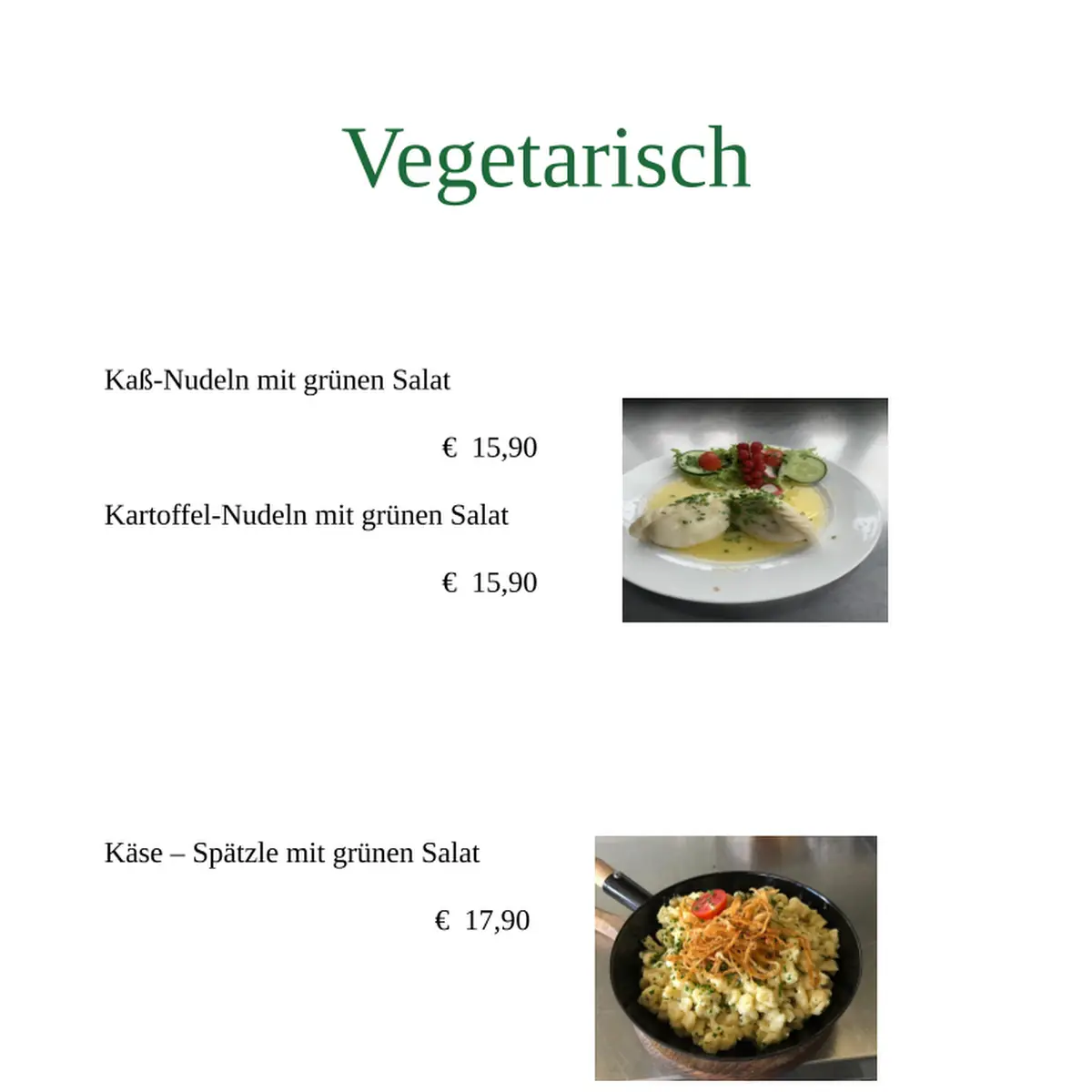 Speisekarte photo 8