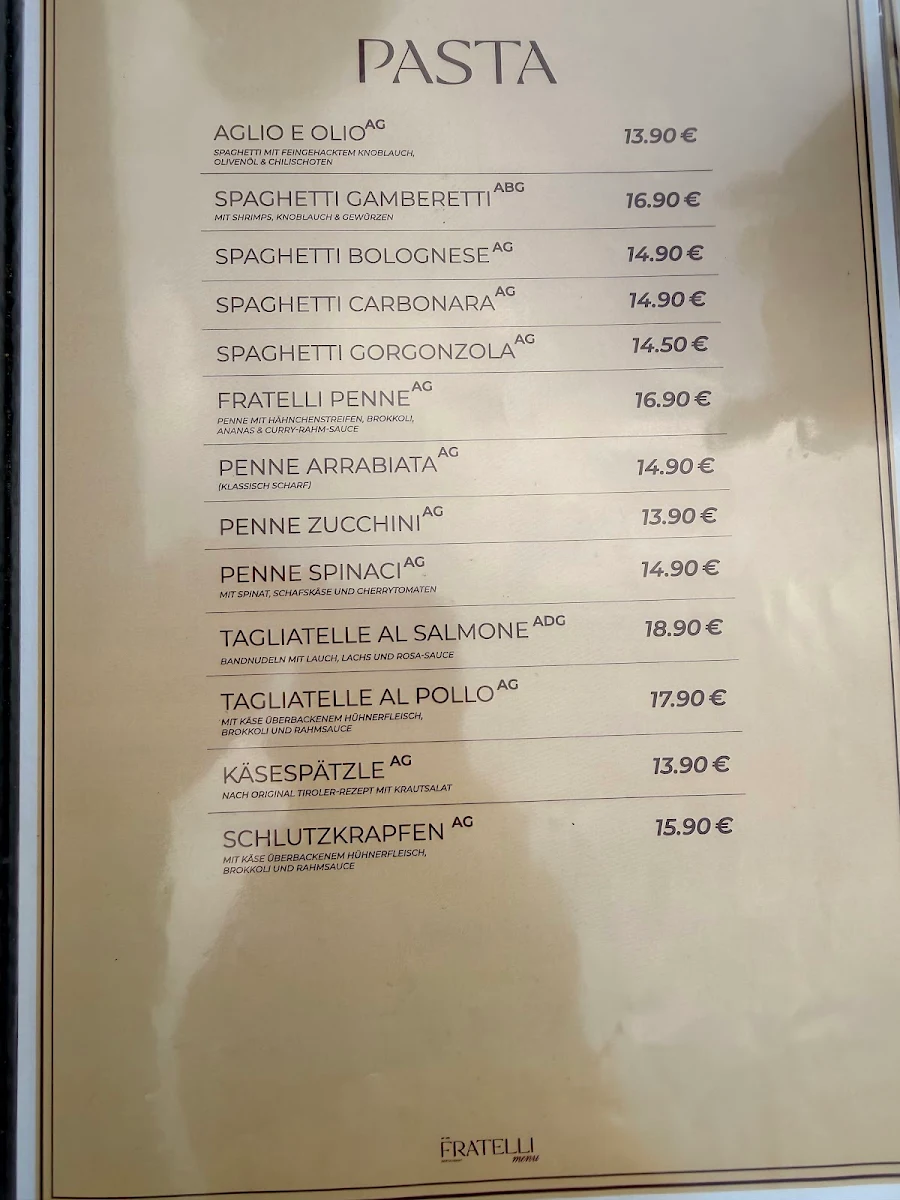 Speisekarte photo 1