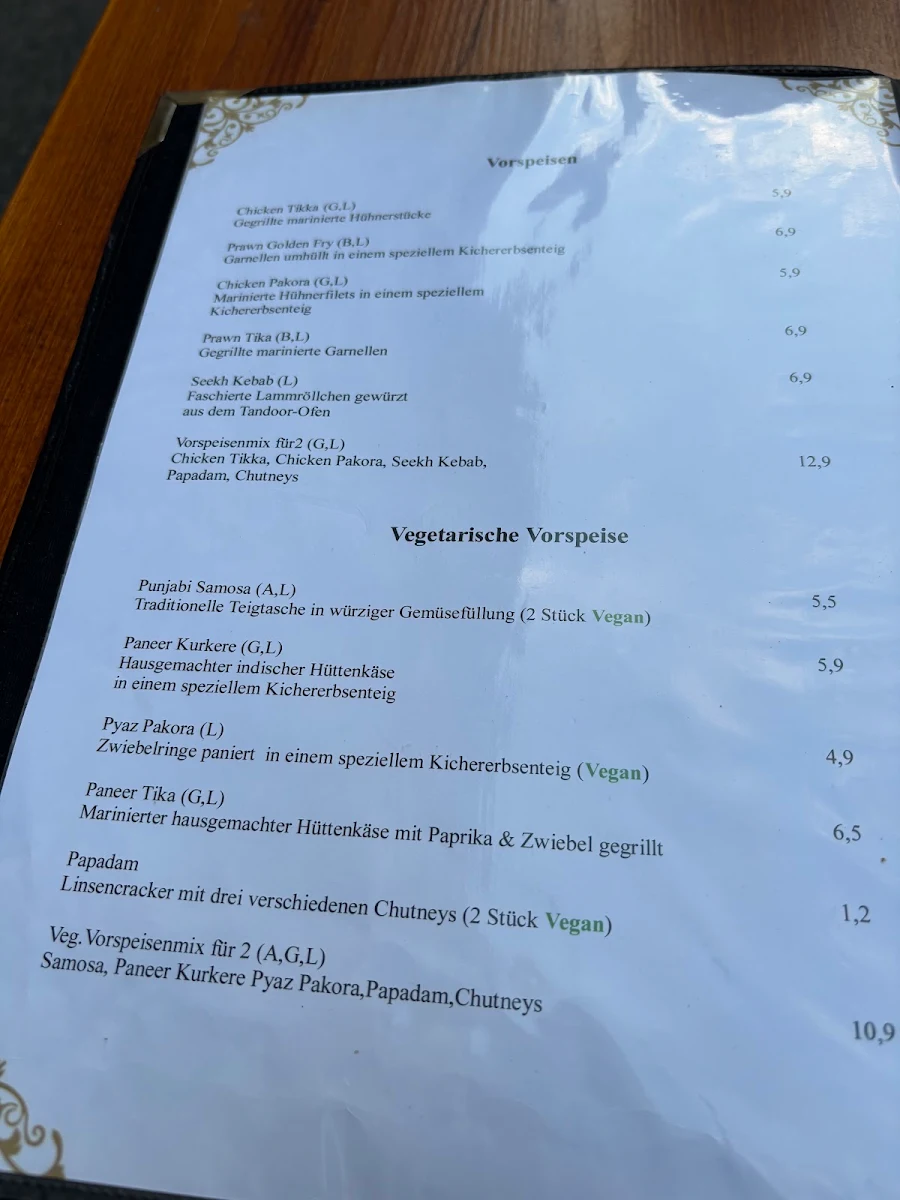 Speisekarte photo 2