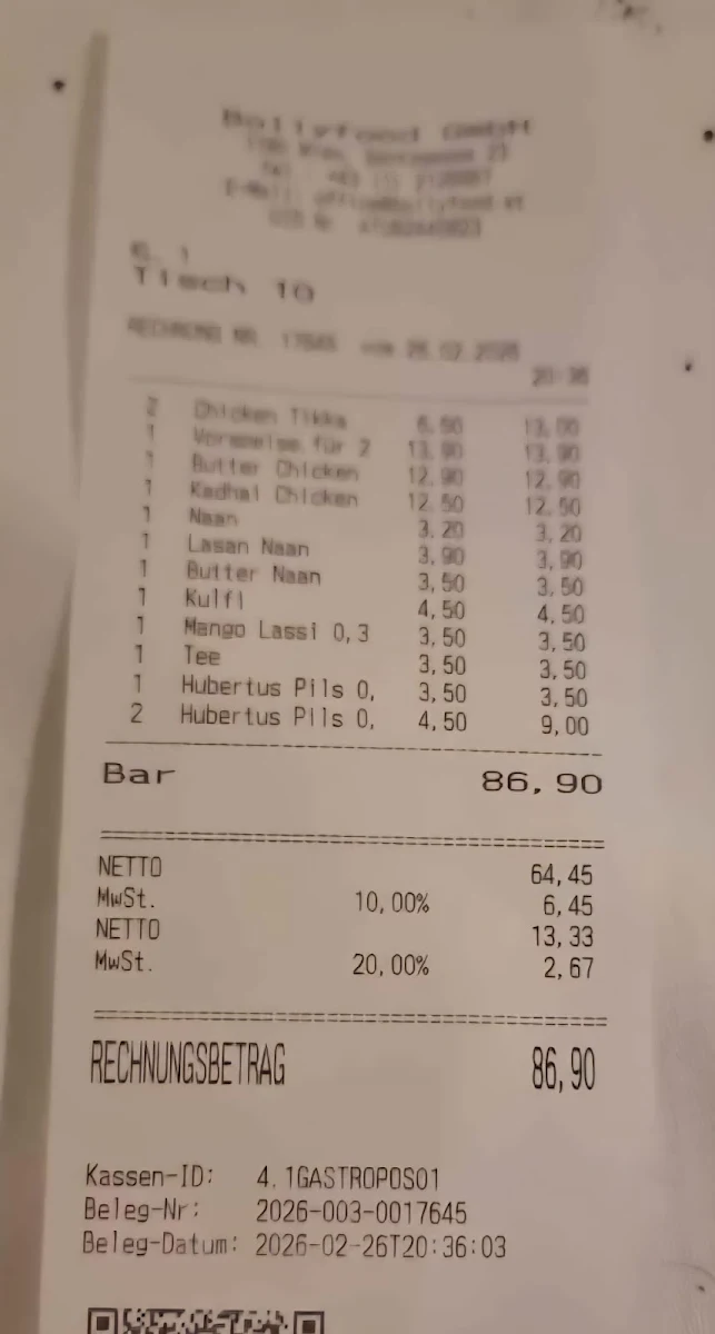 Speisekarte photo 8