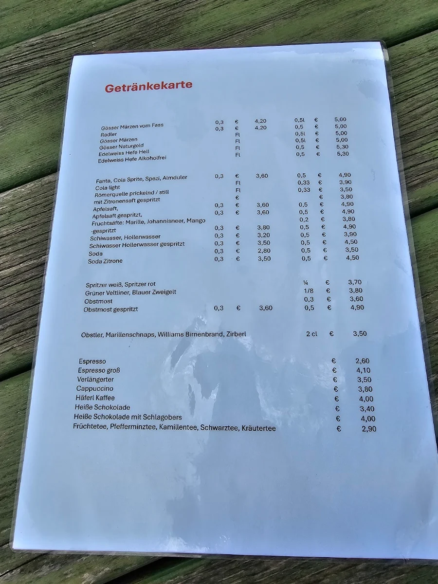 Speisekarte photo 1