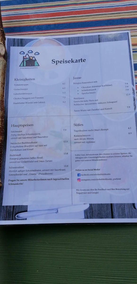Speisekarte photo 2