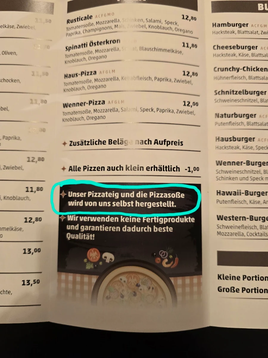 Speisekarte photo 2