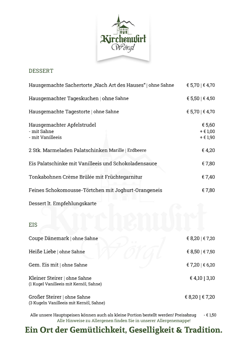 Speisekarte photo 2