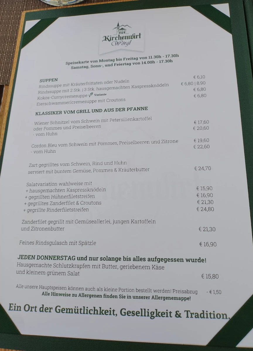 Speisekarte photo 5