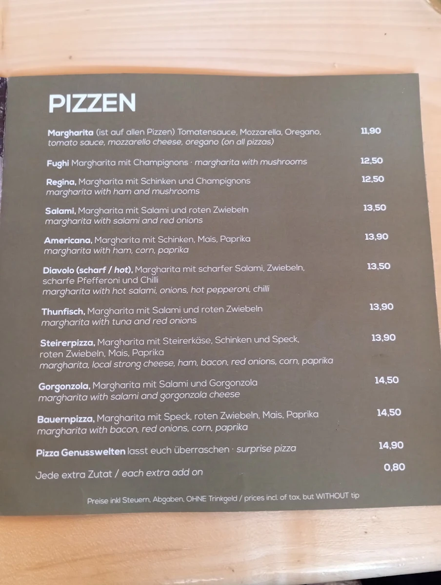 Speisekarte photo 1