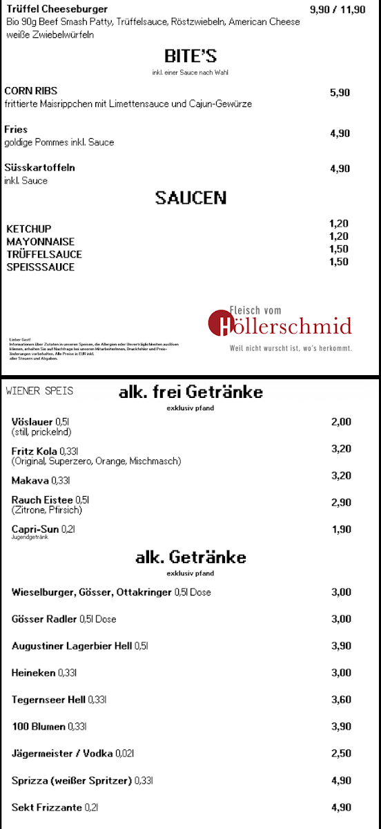 Speisekarte photo 1