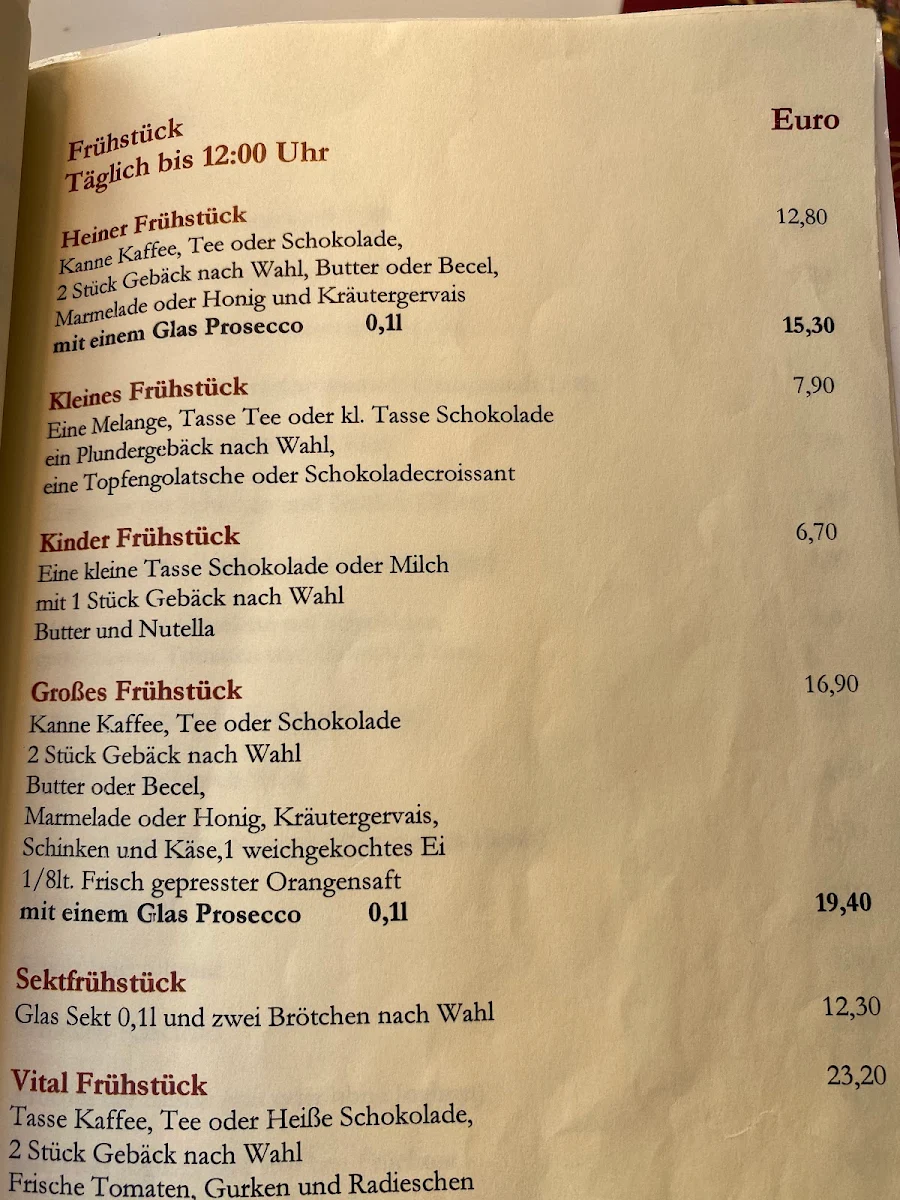 Speisekarte photo 3