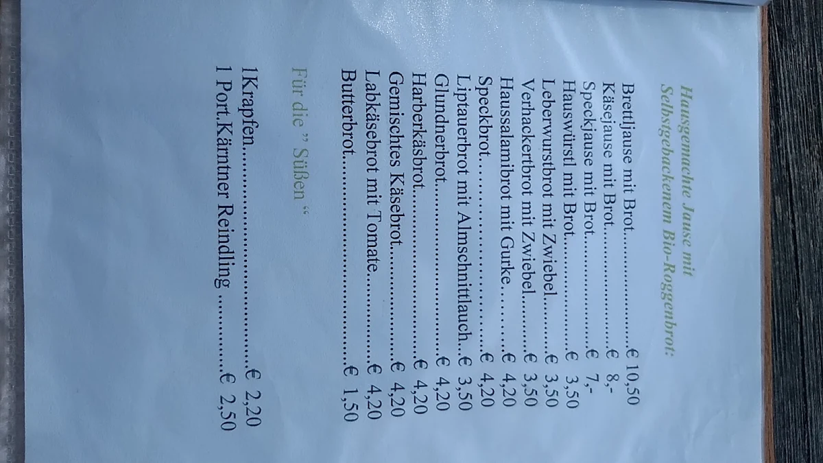 Speisekarte photo 2